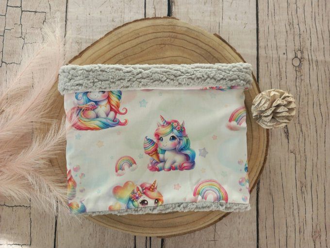 Snood / Tour de cou licorne